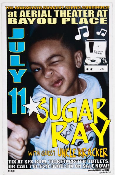 Sugar Ray at Aerial Theater Original Poster 